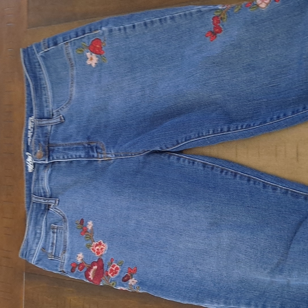 Massimo womans embroidered jeans size 12/31